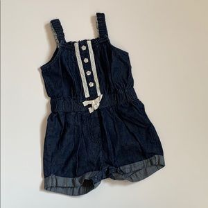 Denim romper
